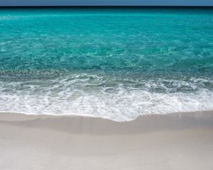 Preview wallpaper ocean, coast, sand, binalong bay, australia