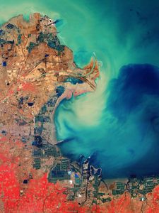 Preview wallpaper ocean, earth, planet, view from space