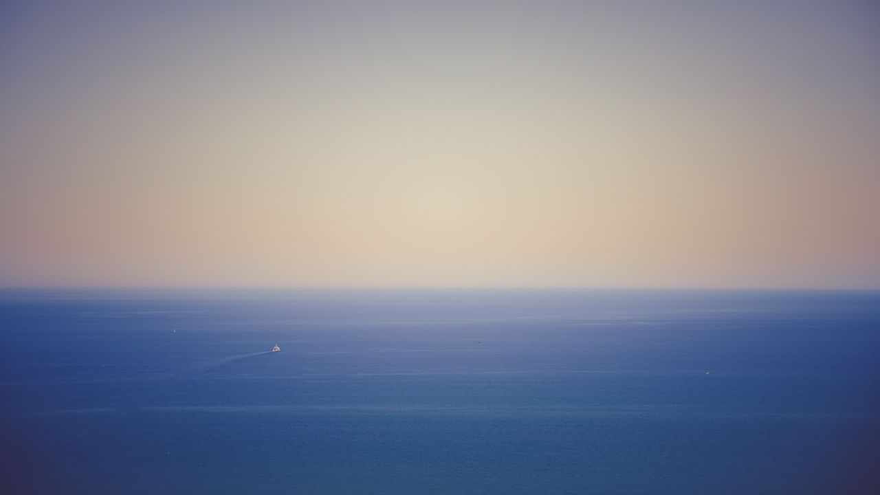 Wallpaper ocean, horizon, sky