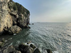 Preview wallpaper ocean, rock, stones, waves