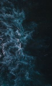 Preview wallpaper ocean, sea, water, aerial view, waves
