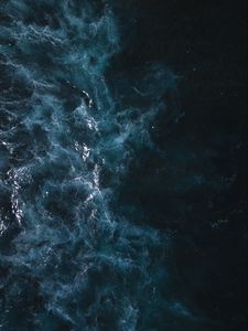 Preview wallpaper ocean, sea, water, aerial view, waves