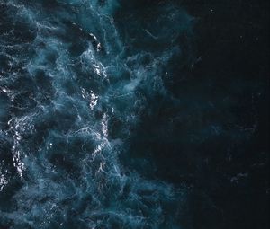 Preview wallpaper ocean, sea, water, aerial view, waves