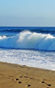 Preview wallpaper ocean, sea, waves, splashes, shore