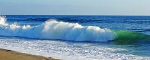 Preview wallpaper ocean, sea, waves, splashes, shore