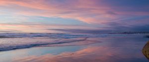 Preview wallpaper ocean, shore, beach, sky, california