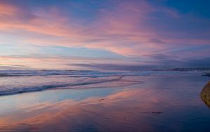 Preview wallpaper ocean, shore, beach, sky, california