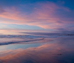 Preview wallpaper ocean, shore, beach, sky, california