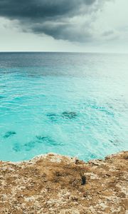 Preview wallpaper ocean, shore, water, precipice