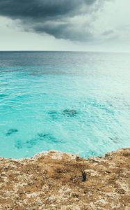 Preview wallpaper ocean, shore, water, precipice