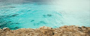 Preview wallpaper ocean, shore, water, precipice