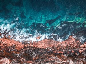 Preview wallpaper ocean, shore, water, manly, australia