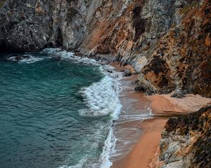 Preview wallpaper ocean, surf, cliffs, altamonte springs, united states