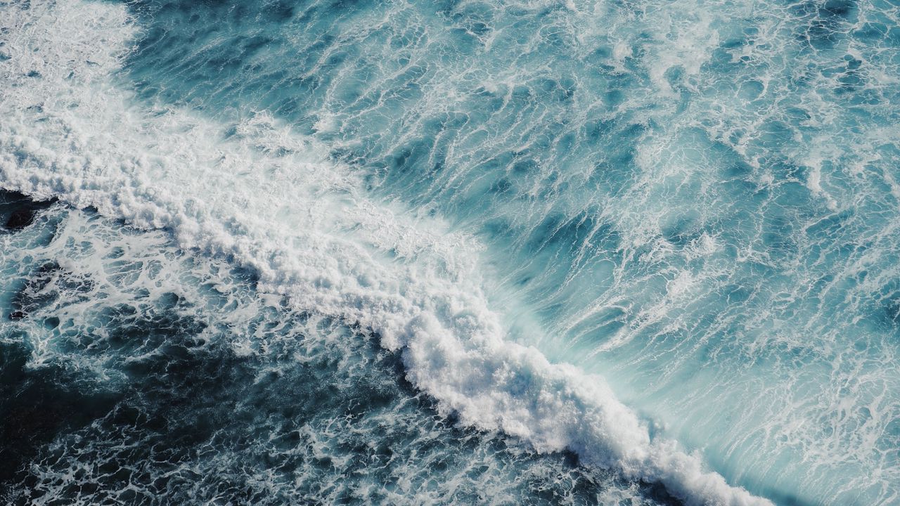 Wallpaper ocean, surf, foam, sea, water