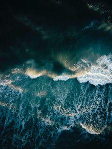 Preview wallpaper ocean, surf, foam, waves