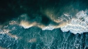 Preview wallpaper ocean, surf, foam, waves