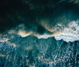 Preview wallpaper ocean, surf, foam, waves