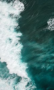 Preview wallpaper ocean, surf, wave, water, foam