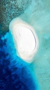 Preview wallpaper ocean, water, island, aerial view