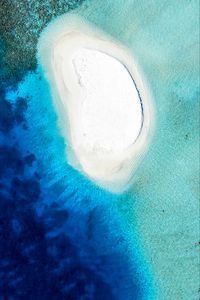 Preview wallpaper ocean, water, island, aerial view
