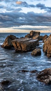 Preview wallpaper ocean, water, rocks, stones