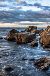 Preview wallpaper ocean, water, rocks, stones