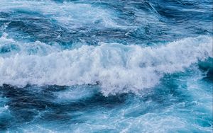 Preview wallpaper ocean, water, waves, blue