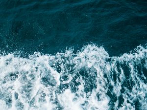 Preview wallpaper ocean, wave, surf, foam, spray