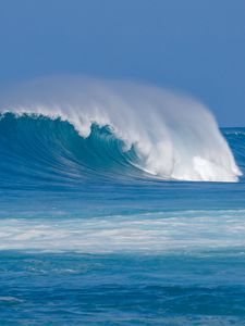 Preview wallpaper ocean, wave, water, foam, blue