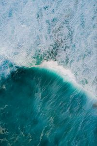 Preview wallpaper ocean, waves, aerial view, water, surface