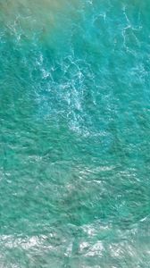 Preview wallpaper ocean, waves, blue, aerial view
