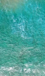 Preview wallpaper ocean, waves, blue, aerial view