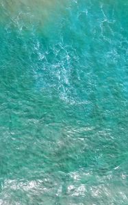 Preview wallpaper ocean, waves, blue, aerial view