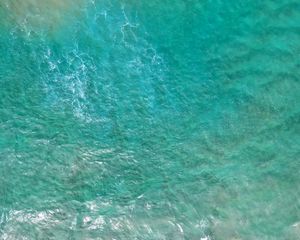 Preview wallpaper ocean, waves, blue, aerial view