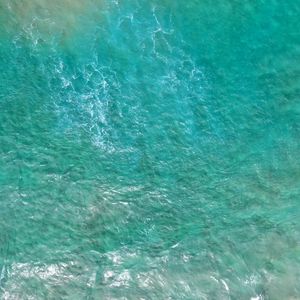 Preview wallpaper ocean, waves, blue, aerial view