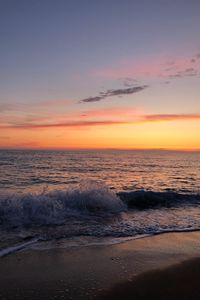 Preview wallpaper ocean, waves, splash, coast, horizon