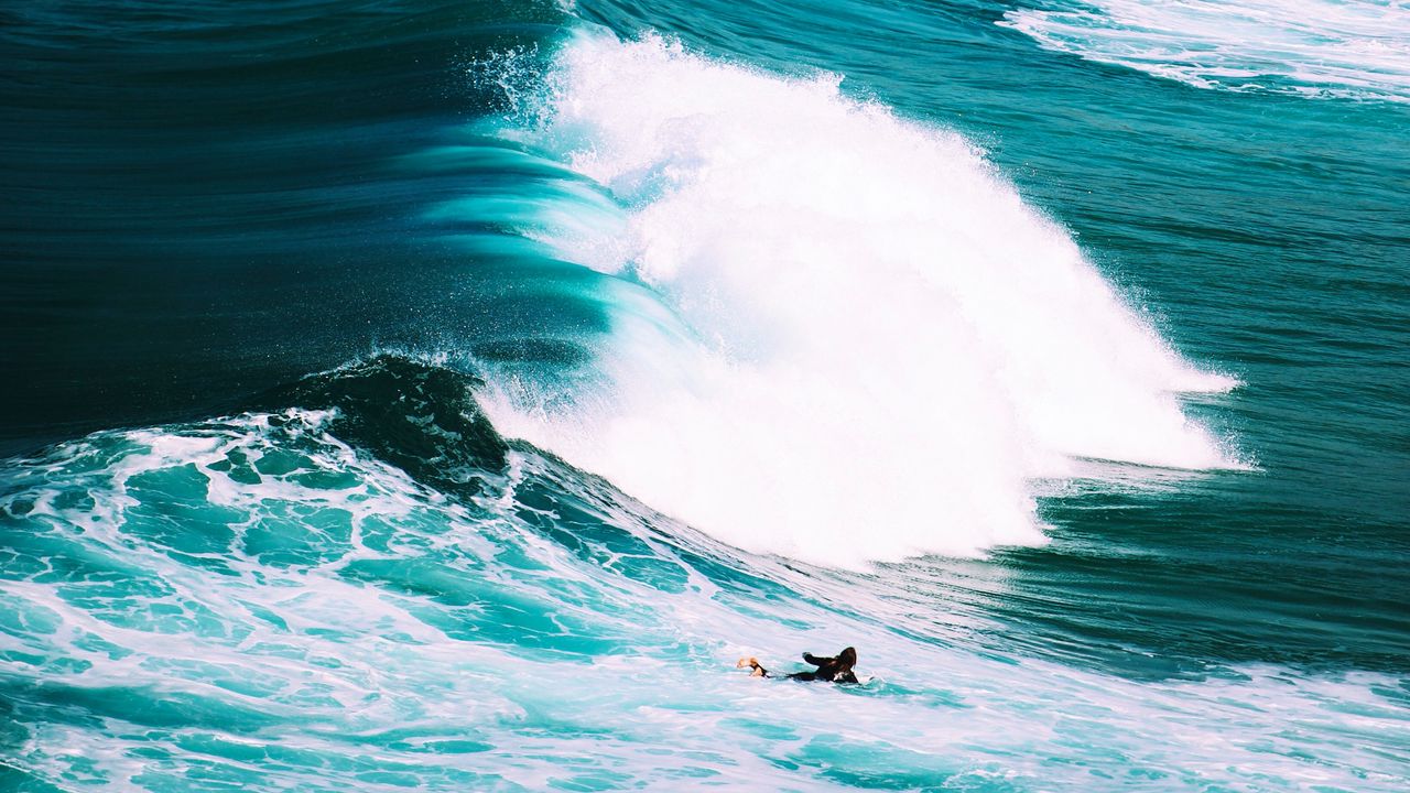 Wallpaper ocean, waves, surfing, surf, foam