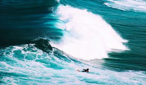 Preview wallpaper ocean, waves, surfing, surf, foam