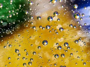 Preview wallpaper oil, liquid, bubbles, macro