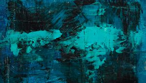 Preview wallpaper oil paint, canvas, brush strokes, blue, shades, modern art, abstract