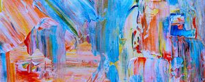 Preview wallpaper oil paints, multicolored, abstraction