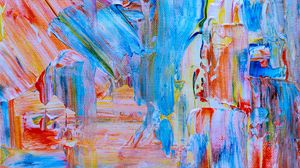 Preview wallpaper oil paints, multicolored, abstraction