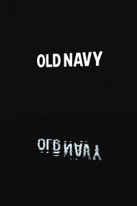Preview wallpaper oldnavy, words, inscription, glow, black