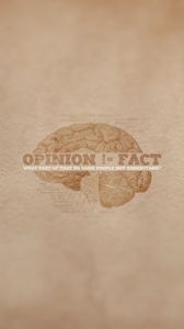 Preview wallpaper opinion, minimalism, sign, phrase, meaning, brain