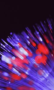 Preview wallpaper optical fiber, glare, bokeh, shine