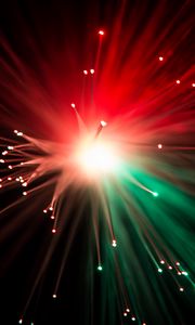 Preview wallpaper optical fiber, sparks, glitter, light, rays