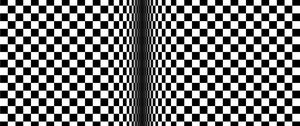 Preview wallpaper optical illusion, illusion, bw, lines, cubes, movement