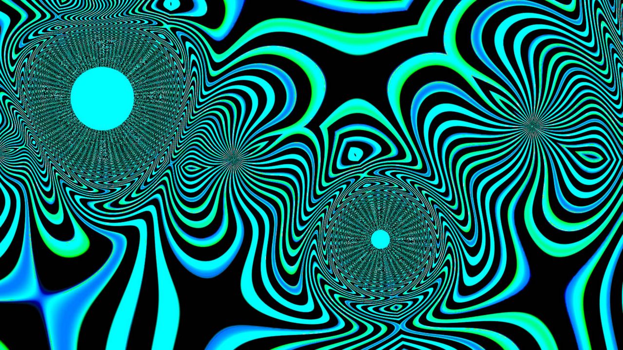 Wallpaper optical illusion, patterns, swirling, lines, wavy