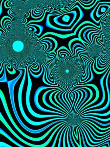 Premium Vector  Psychedelic optical illusion wallpaper