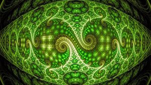 Preview wallpaper optical illusion, zoom, background, green, patterns
